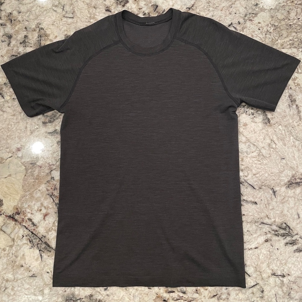 Lululemon Mens Black Drysense Short Sleeve Tee